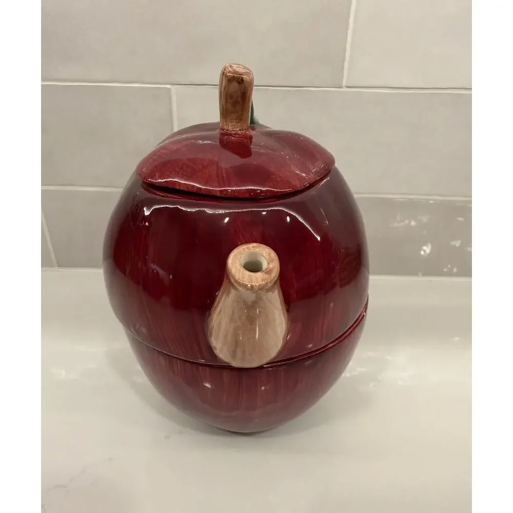 Vintage‎ Apple Tea for One Set - Peggy Jo Ackley Style